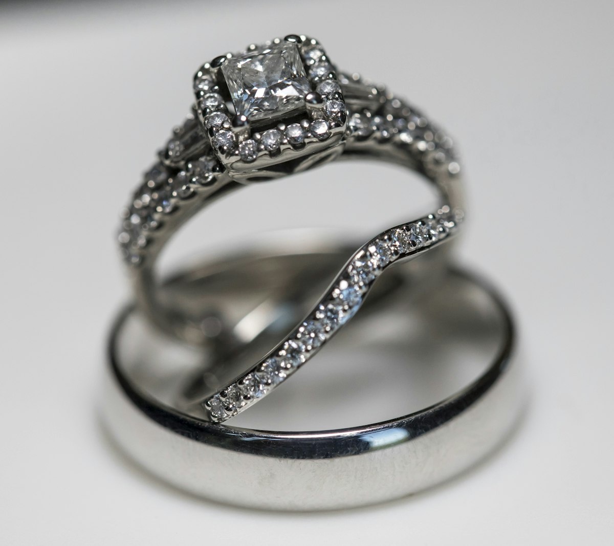 Custom diamond engagement ring in Denver