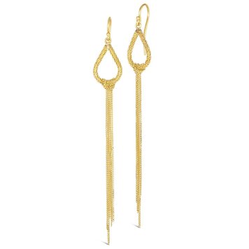 Amali 18K Knotted Marquis Earrings