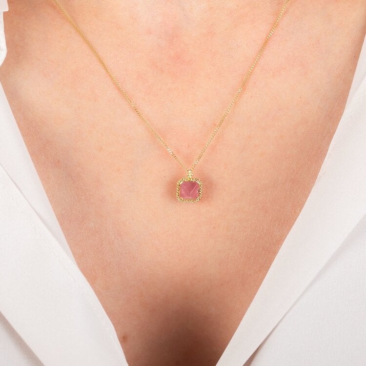 Amali One-of-a-Kind Rhodonite Necklace