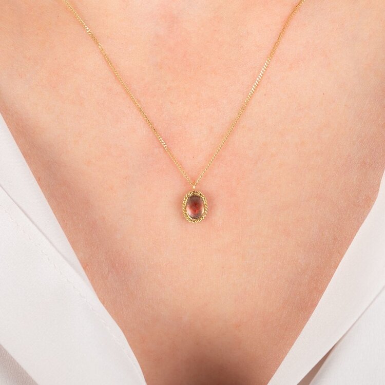 Amali One-of-a-Kind Sunstone Necklace