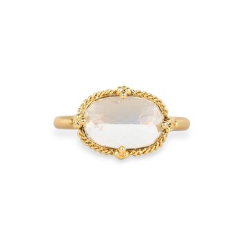 Amali One-of-a-Kind 18K Gold Moonstone Ring