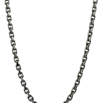 925SUNEERA Cable Chain with Sterling Silver Vintage Finish 24"
