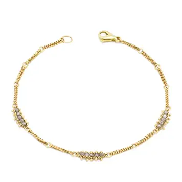 Amali Interlocking Circles Necklace in 18k Gold