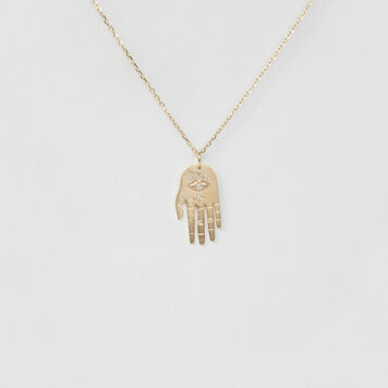 Celine d'Aoust Small Dharma's Hand Necklace