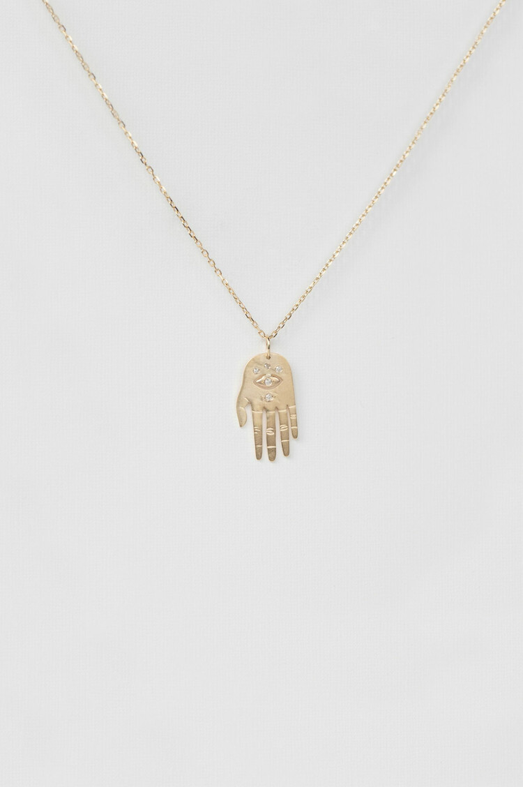 Celine d'Aoust Small Dharma's Hand Necklace