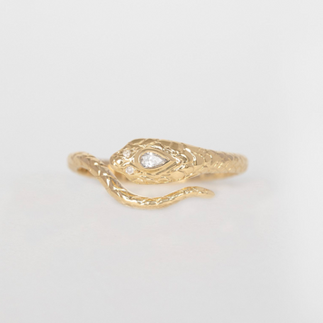 Celine d'Aoust Cobra big diamond & diamonds ring