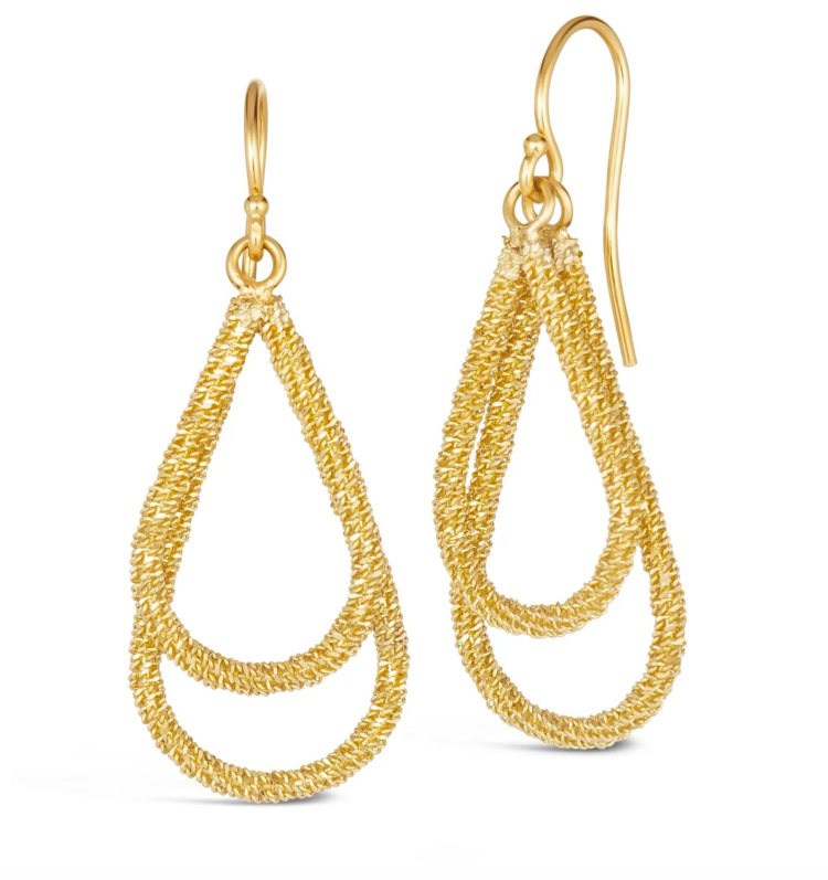 Amali Double Tear Drop Earrings