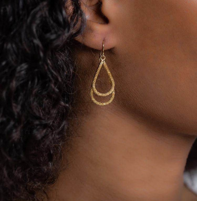 Amali Double Tear Drop Earrings