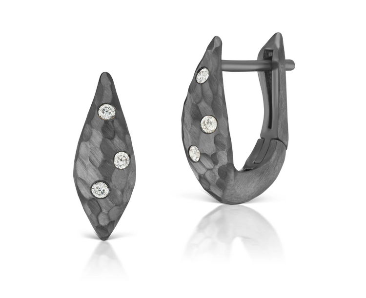 Dana Bronfman Marquita Hammered Huggies