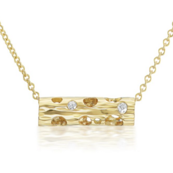 Dana Bronfman Hammered Mini Holly Pendant