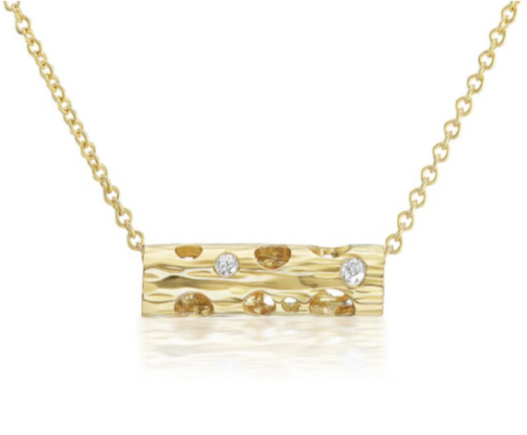 Dana Bronfman Hammered Mini Holly Pendant