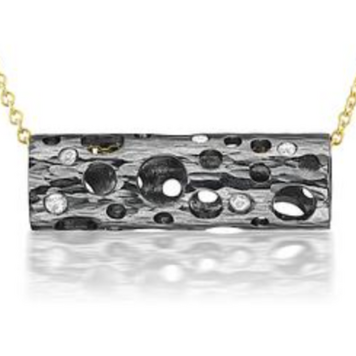 Dana Bronfman Hammered Fun Size Holly Pendant