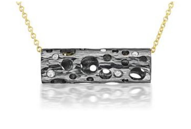 Dana Bronfman Hammered Fun Size Holly Pendant