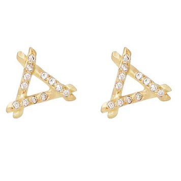 Dana Bronfman Diamond Trina Stud Earrings