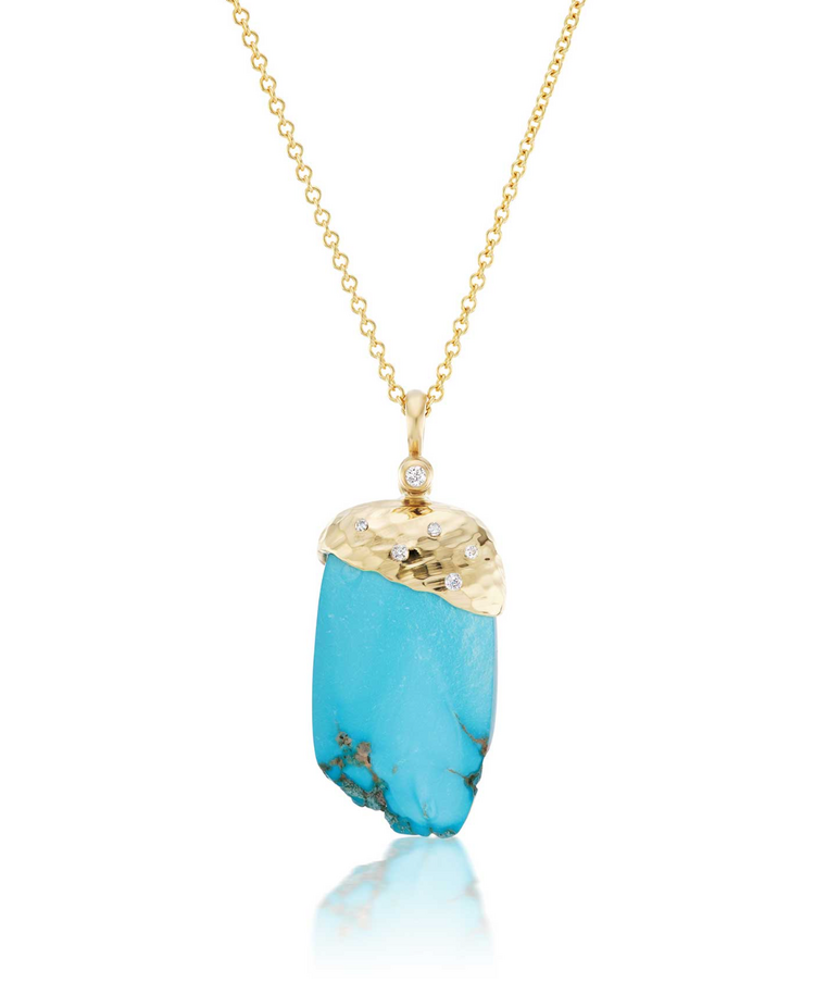Dana Bronfman Sleeping Beauty Sliced Pendant