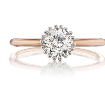 Dana Bronfman Pronged Bezel Solitaire Ring