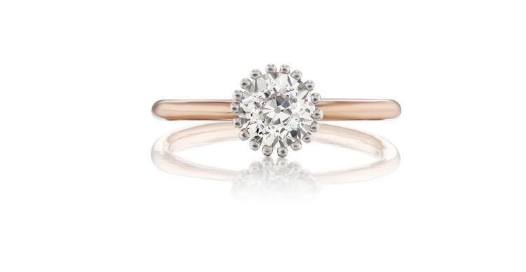 Dana Bronfman Pronged Bezel Solitaire Ring