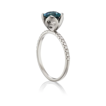 Dana Bronfman Petal-Set Solitaire Ring
