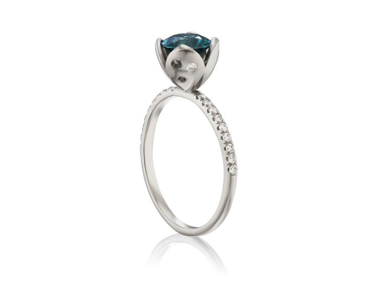 Dana Bronfman Petal-Set Solitaire Ring