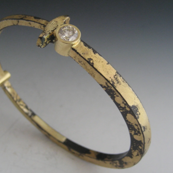 Pat Flynn Super Dust with Half Carat Diamond Nail Bracelet