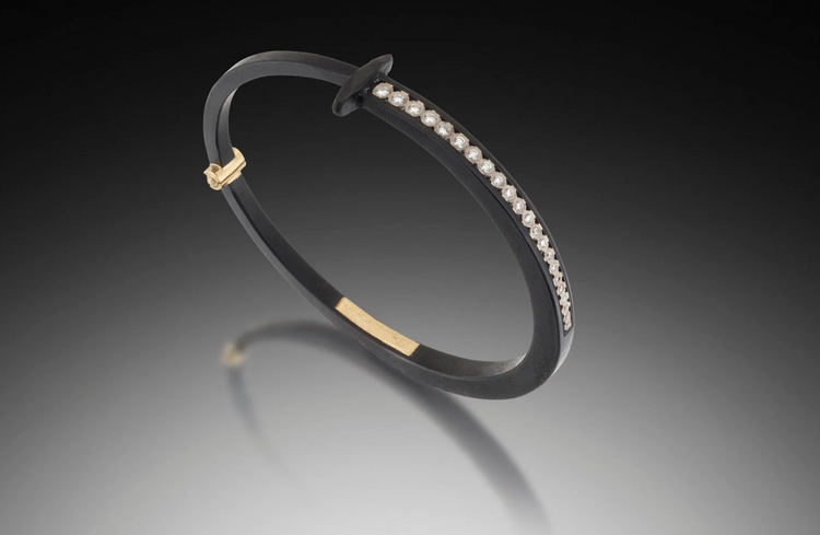 Pat Flynn Tapered Stripe Nail Bracelet