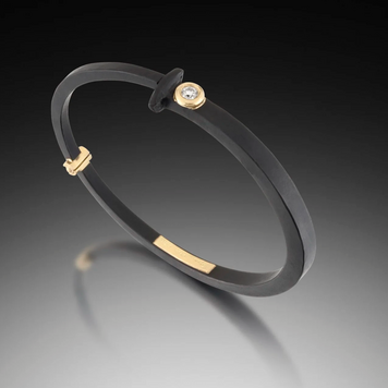 Pat Flynn 15pt Round Diamond Nail Bracelet