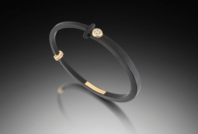 Pat Flynn 15pt Round Diamond Nail Bracelet
