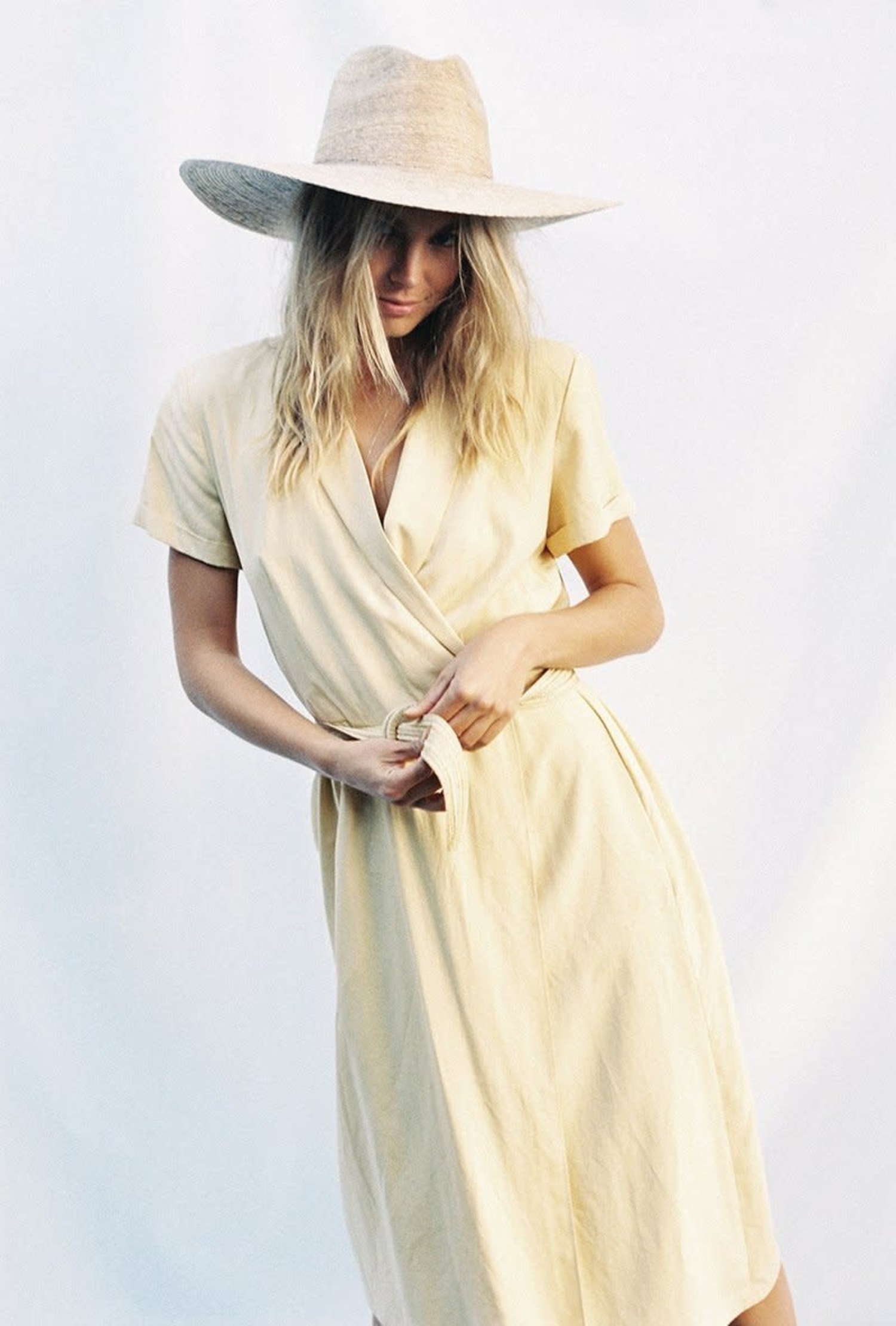 Color - Palma Wide Fedora (Natural 