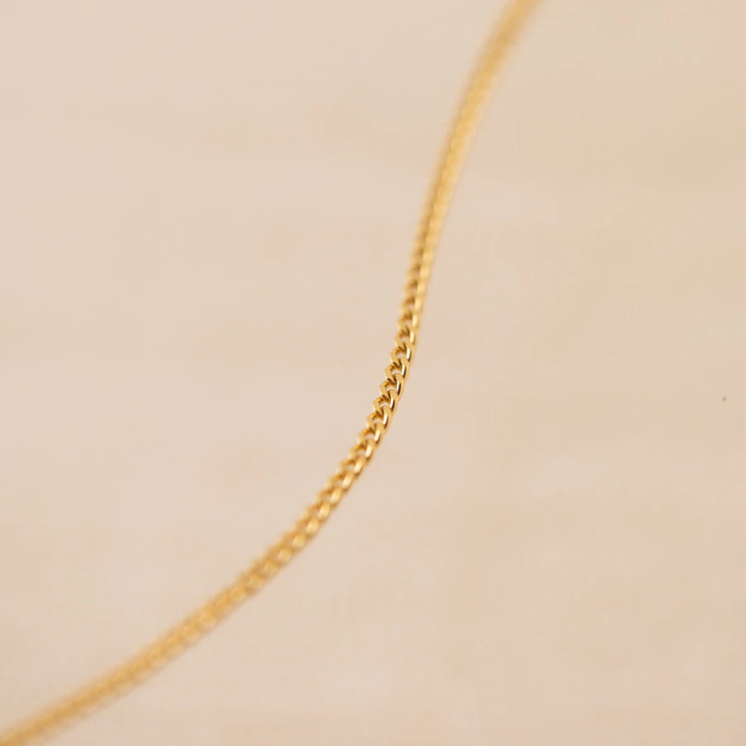 Mini Curb Chain Necklace 