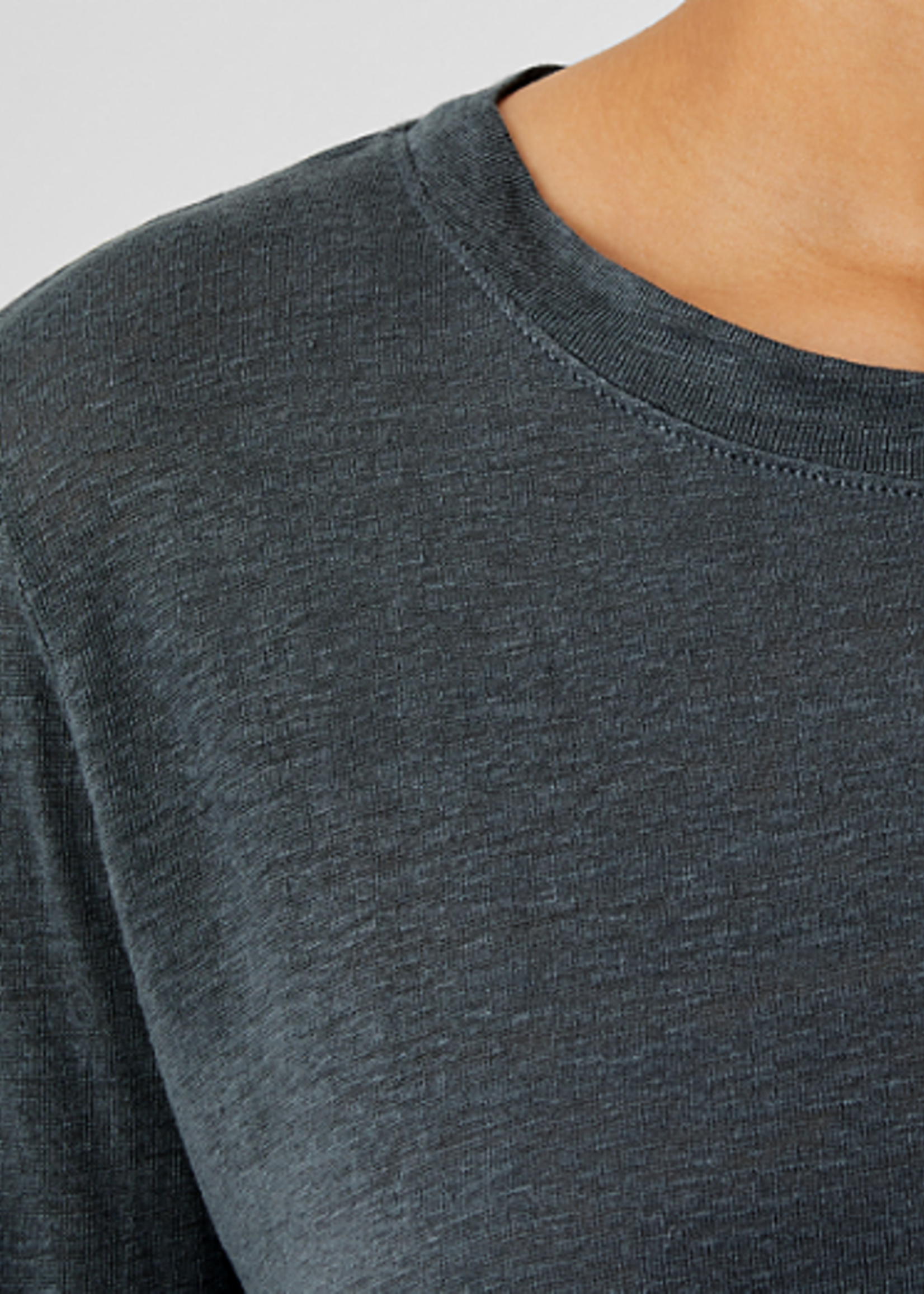 CREW NECK LONG SLV TEE - Griff 