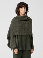 Eileen Fisher Fluffy Boucle Scarf - Woodland