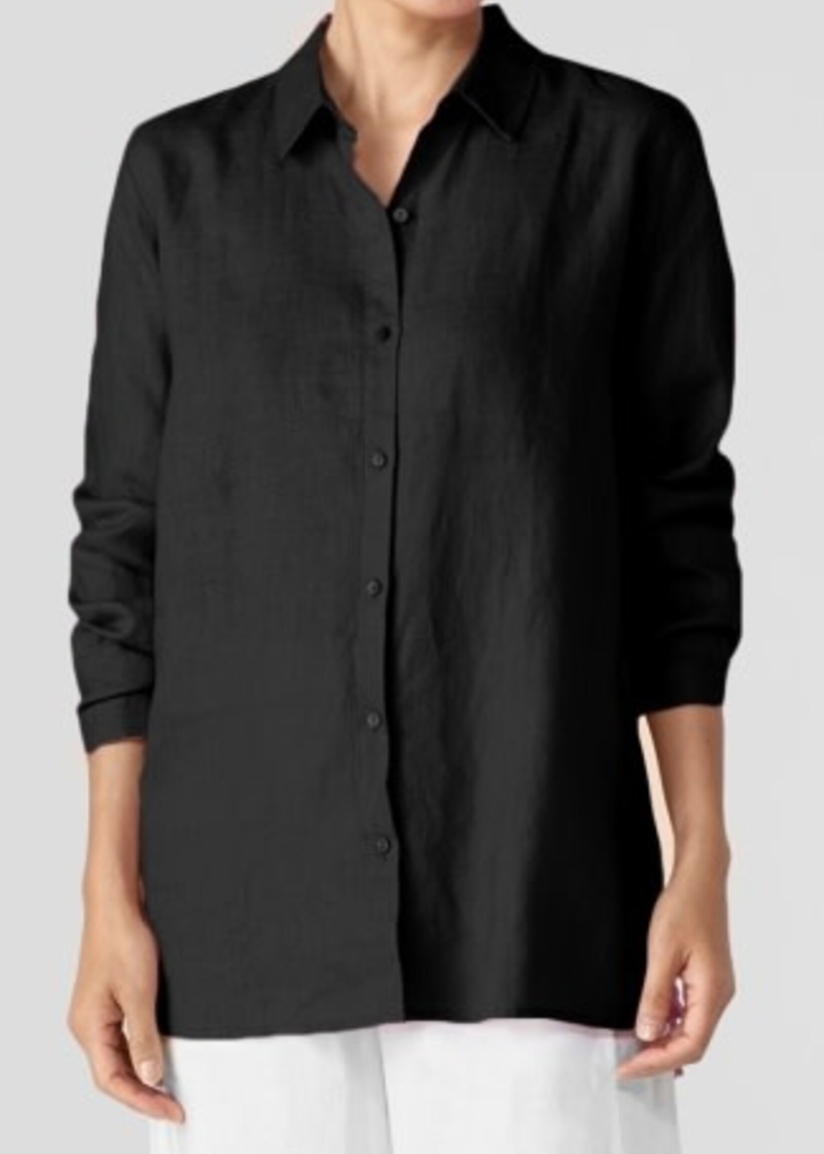 Eileen Fisher CLASSIC COLLAR EASY SHIRT