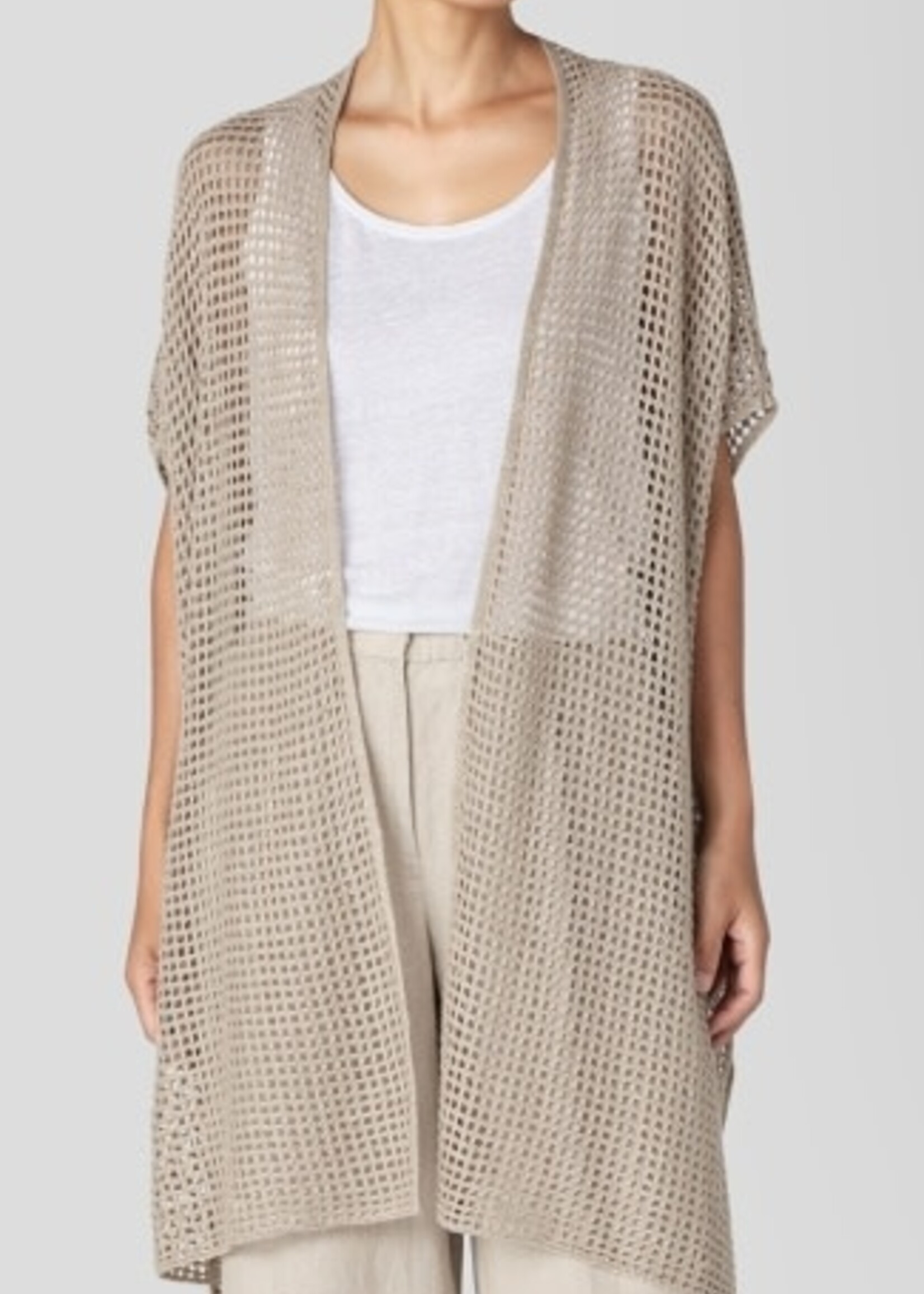 Eileen Fisher SLEEVELESS CARDIGAN