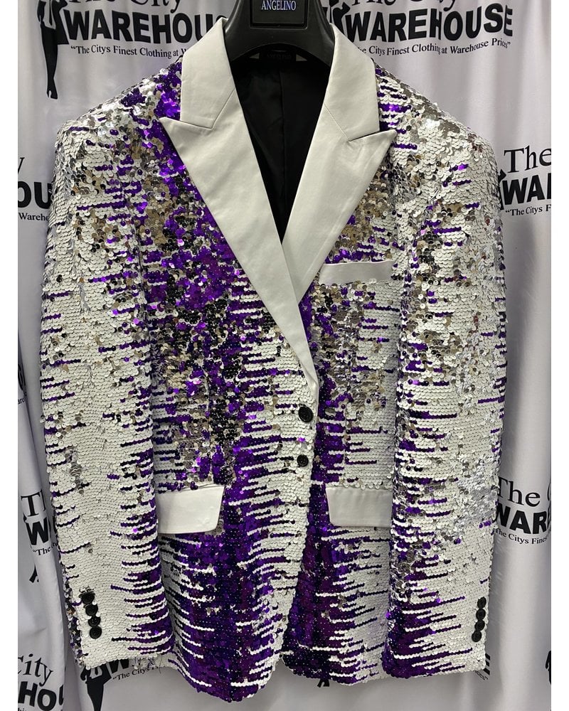 Angelino Sequin Blazer