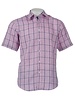 Inserch S/S Window Pane Linen Shirt