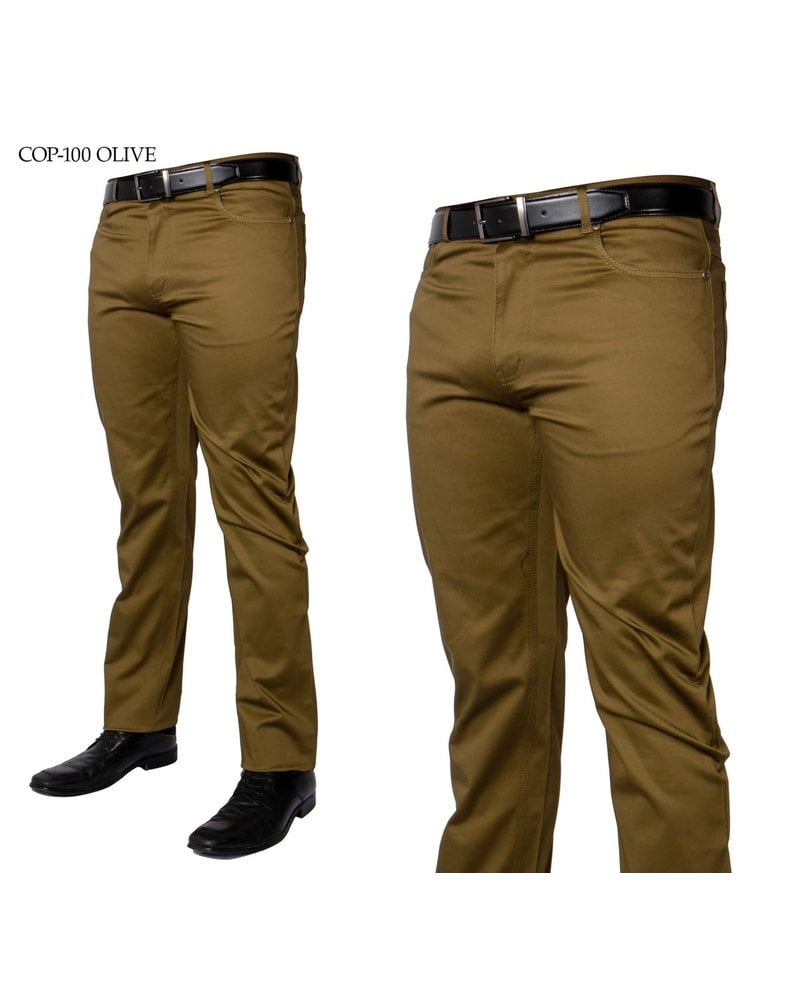 Prestige Tailored Denim Cotton Pants