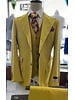 Tiglio Gaberdine Solid Vested Suit