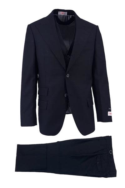 Tiglio Gaberdine Solid Vested Suit - The City Warehouse