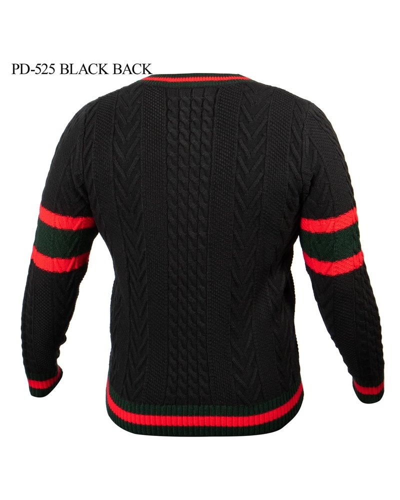 Prestige L/S V-Neck Web Sweater