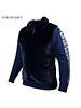Prestige L/S Fur Knit Greek Key Leather Sweater