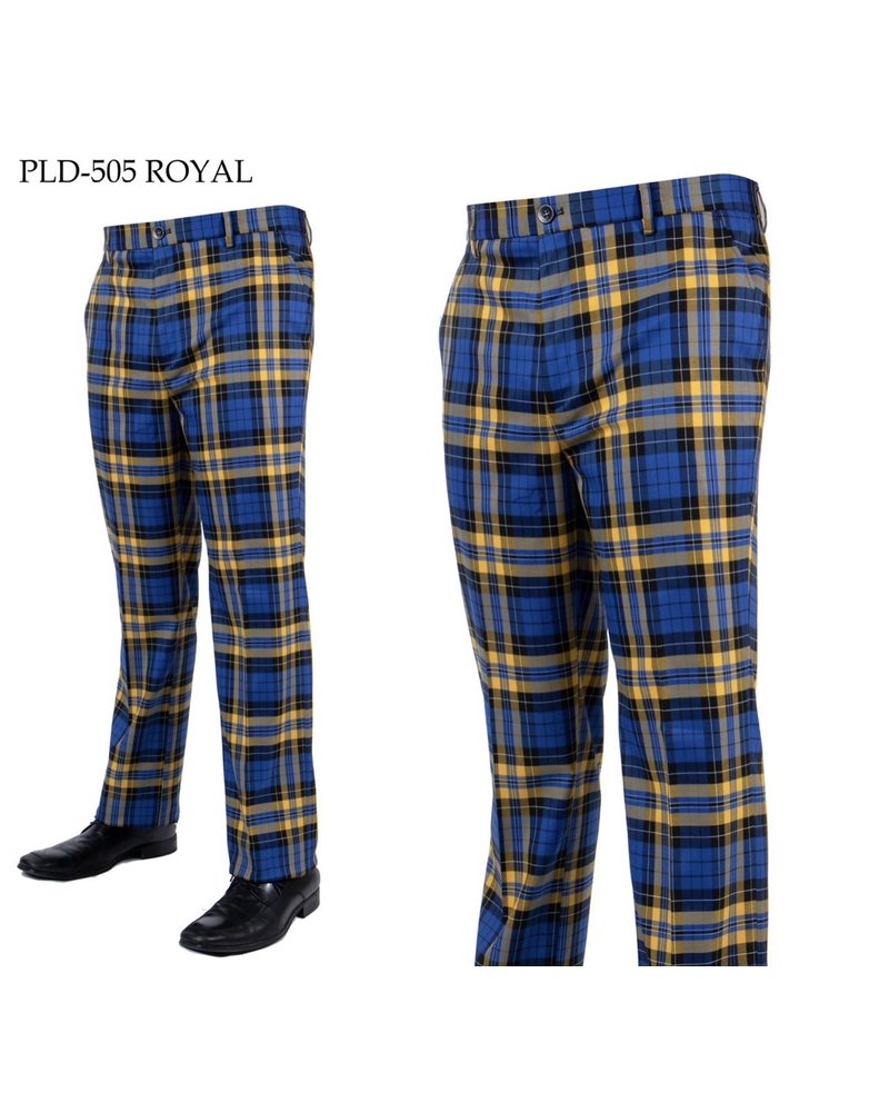 Prestige Flat Front Plaid Slack