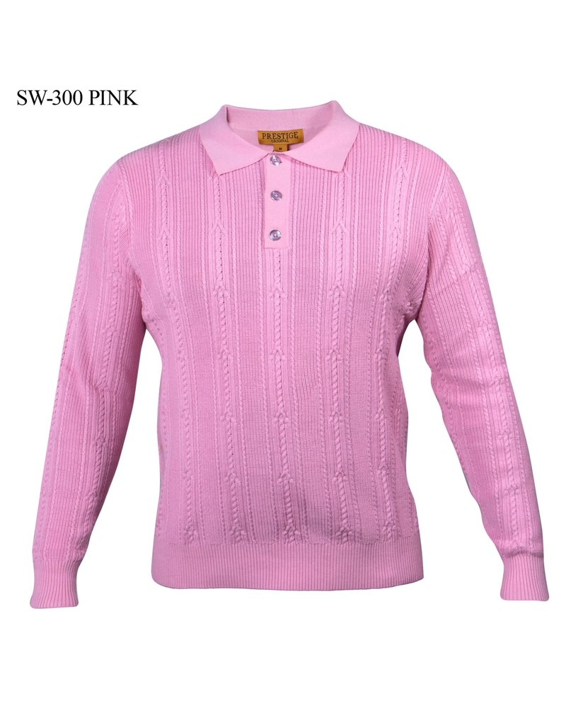 Prestige Polo Cable Knit Sweater