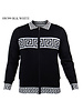 Prestige Full Zip Greek Key Reversible Sweater