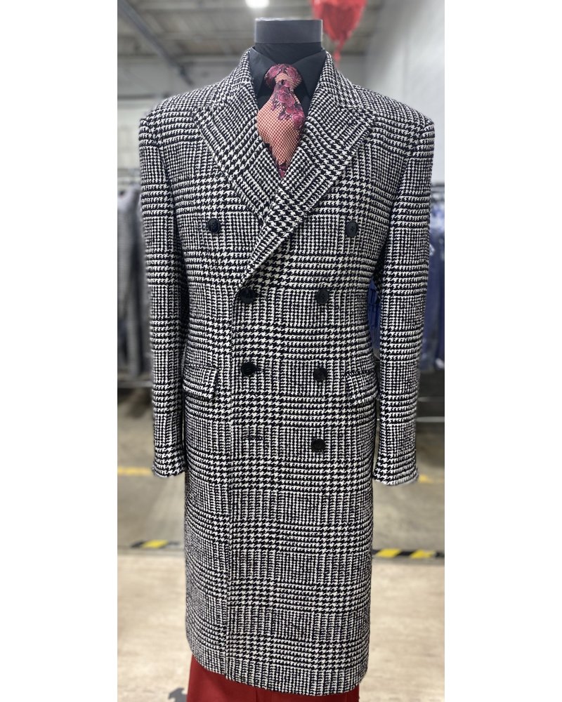 Tayion D/B Full Lengh Houndsthooth Coat