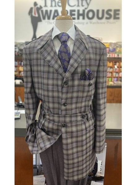 Tayion Safari Plaid Compose Suit
