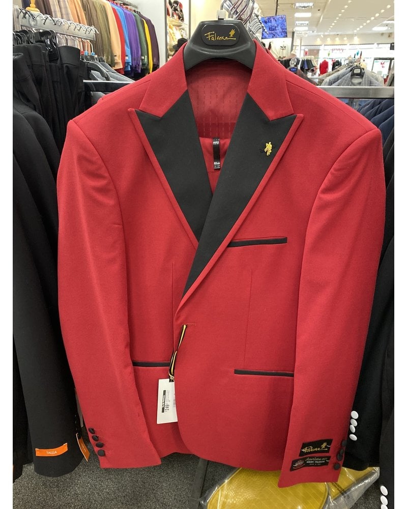 Falcone 1Button Vested Tuxedo Suit