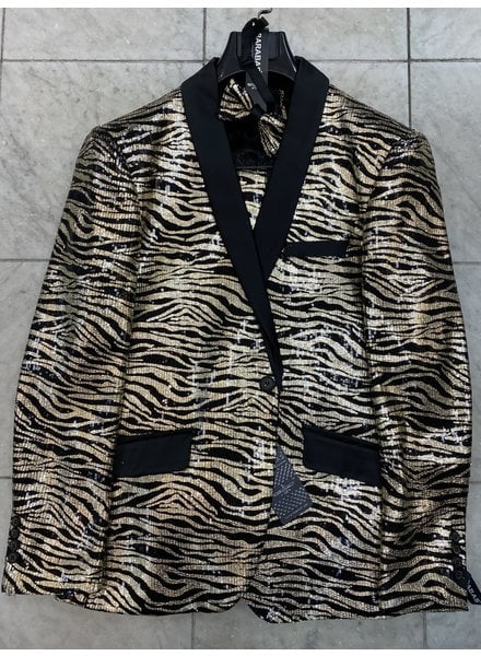 Barabas Sequence Animal Print Suit