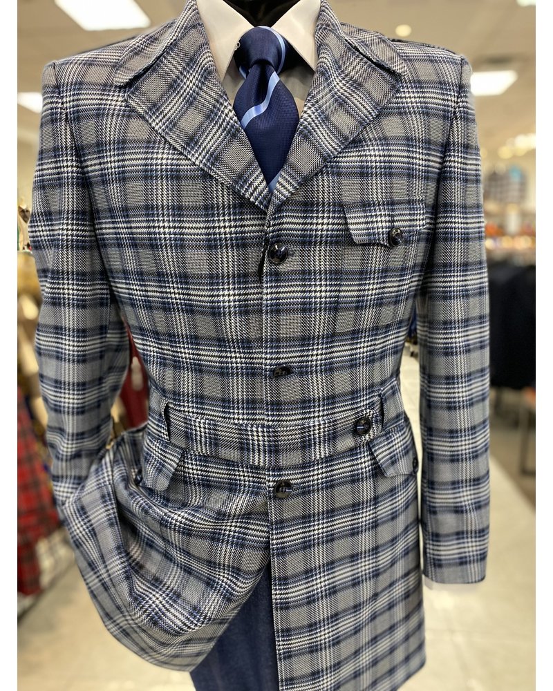 Tayion Safari Plaid Compose Suit