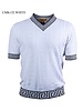 Prestige S/S Greek Key V-Neck Knit