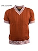 Prestige S/S Greek Key V-Neck Knit